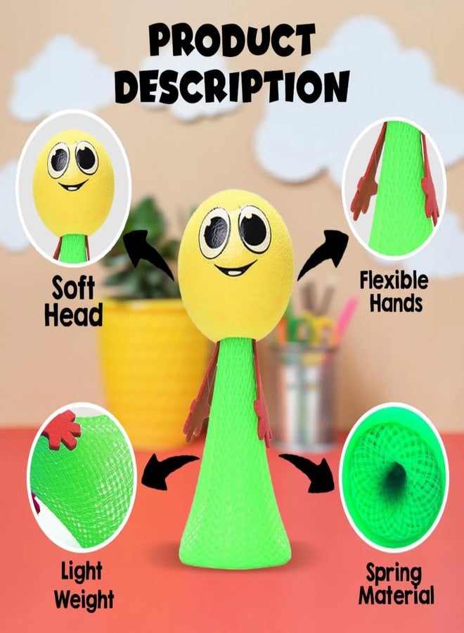 FUBIX EMOJI Jumping Toy as Birthday Return gifts for kids party |Emoji pop-up spring Toys| kids party favour (multicolor) SET OF 6 - Image 3
